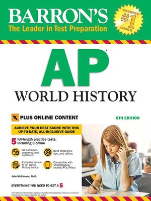 cover image of Barron's AP World History with Online Tests